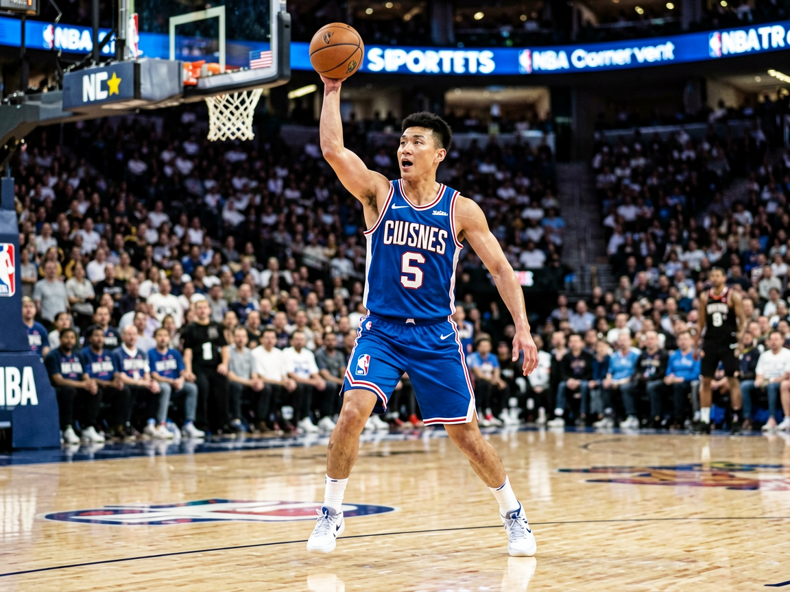 NBA篮球职业联赛赛场画面